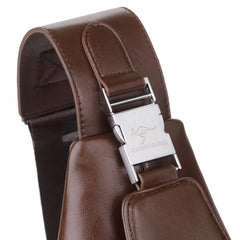 Men's Casual Shoulder PU Lleather Crossbody Bag