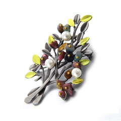 Vintage tree brach brooch