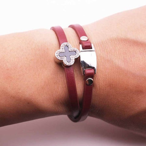 Fashionable mulit-pattern leather bracelets