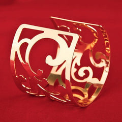 Golden ornamented cuff