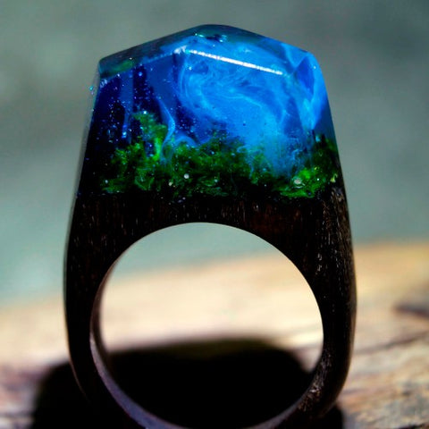 Wood resin ring