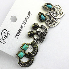 3-in-1 vintage earrings