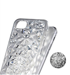 3D Diamond Pattern Soft TPU iPhone Case