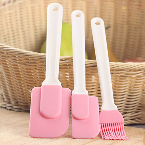 3PCS Kitchen Silicone Cream Butter Spatula