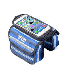 Bicycle Top Frame Pannier /w Mobile Phone Holder