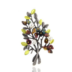 Vintage tree brach brooch