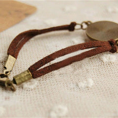 Watch imitation leather bracelet