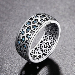 'Petals of Love' sterling silver ring