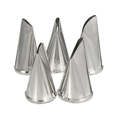 5Pcs/Set Stainless Steel Rose Petal Icing Nozzles