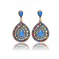 Colorful drop earrings