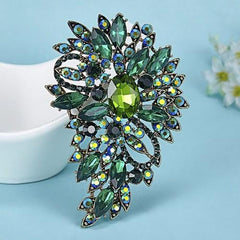 Vibrant 'Champagne Star' brooch