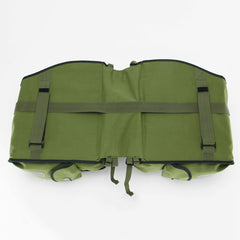 Roswheel Green Canvas Waterproof Double Bicycle Pannier