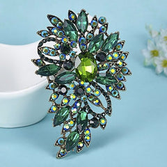 Vibrant 'Champagne Star' brooch