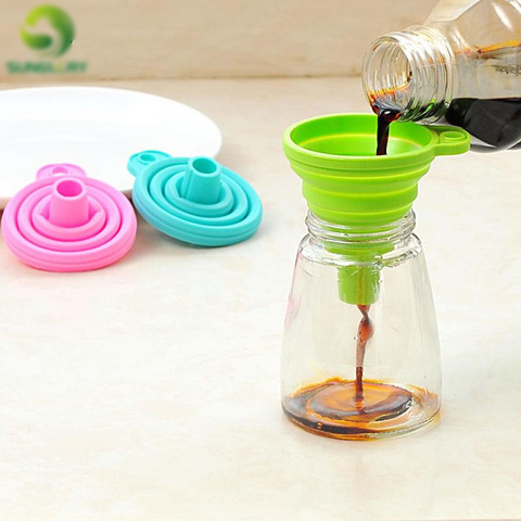 Mini Silicone Foldable Funnel