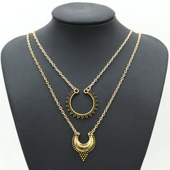 Vintage necklace in old gold