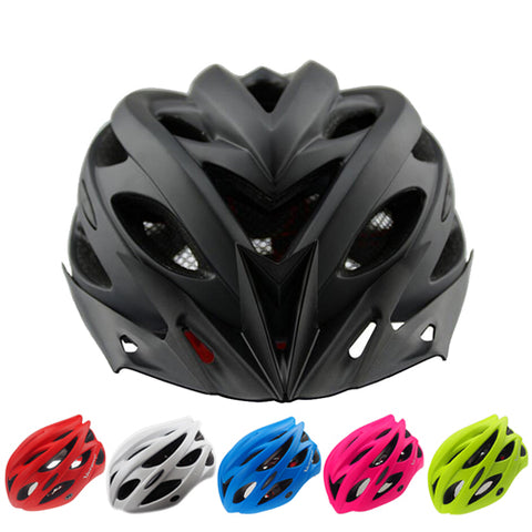 Matte Multi-Colored Integrally Molded Cycling Helmet