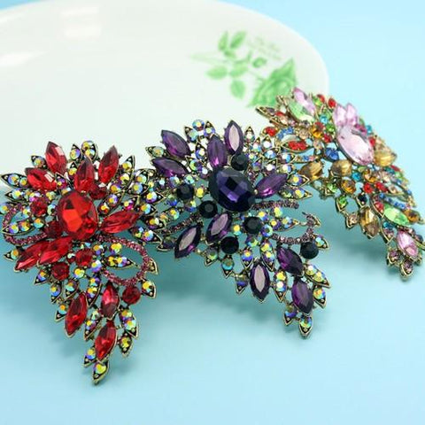 Vibrant 'Champagne Star' brooch