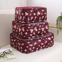 6pcs/set Travel Storage Bags Portable Luggage Organizer