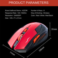 Modern Gaming Wireless Optical Mouse Multi DPI