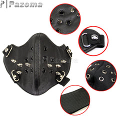 Studded Steampunk Biker Mask