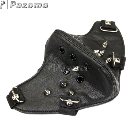Studded Steampunk Biker Mask