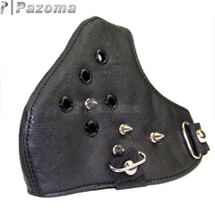 Studded Steampunk Biker Mask