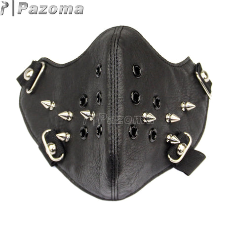 Studded Steampunk Biker Mask