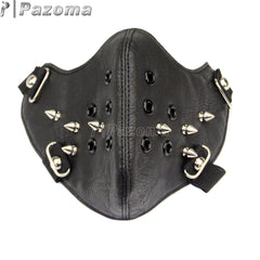 Studded Steampunk Biker Mask