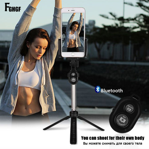 Tripod Selfie Stick With Bluetooth Controller