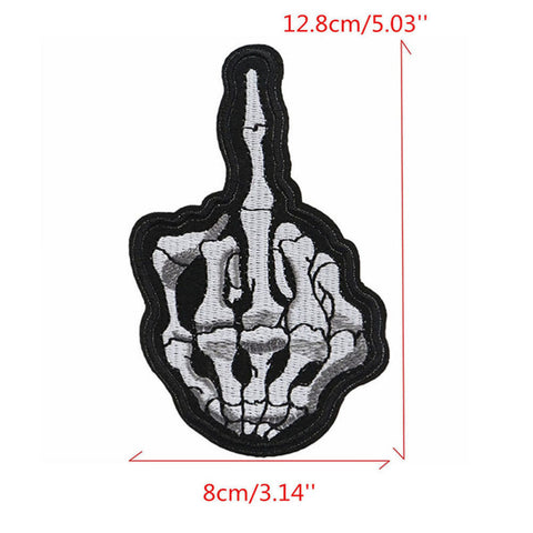 The Skeleton Finger Badge