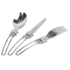 Portable Folding Spoon Fork 3 in 1