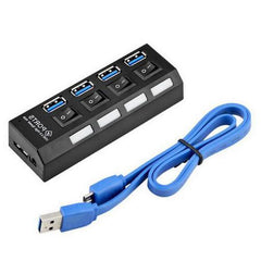 Portable High-Speed Micro USB 3.0 Hub (4 ports)