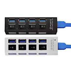 Portable High-Speed Micro USB 3.0 Hub (4 ports)