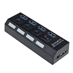 Portable High-Speed Micro USB 3.0 Hub (4 ports)