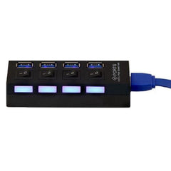 Portable High-Speed Micro USB 3.0 Hub (4 ports)