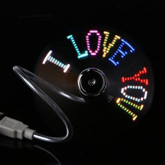 USB Powered Programable LED Fan