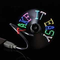 USB Powered Programable LED Fan