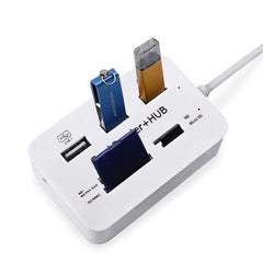 High Speed USB 2.0 Combo Hub (3 USB ports + Card Reader)