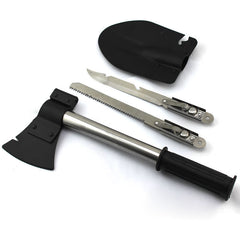 4 in 1 Stainless Steel Shovel Axe Saw Knife