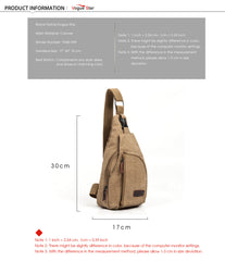 Men's Shoulder Bag Men Canvas Messenger Bag