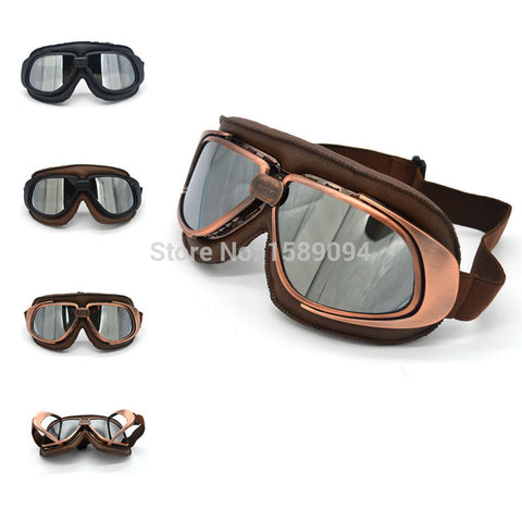 Vintage Silver Lens Goggles