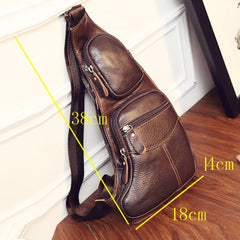 Men's Genuine Leather Cowhide Vintage Bag