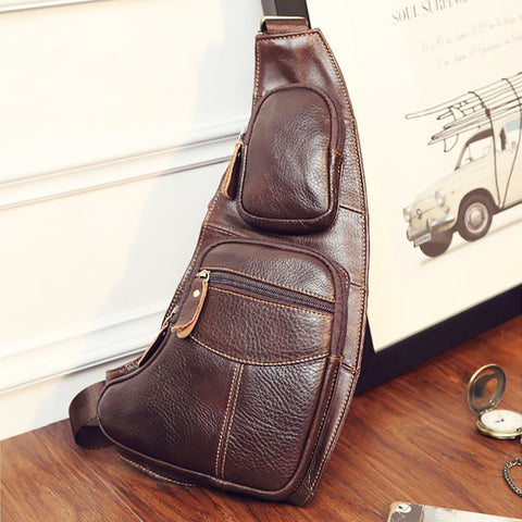 Men's Genuine Leather Cowhide Vintage Bag