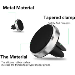 Car Air Vent Universal Magnetic Mini Phone Holder