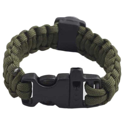 Parachute Cord Bracelet Compass