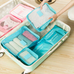 6 pcs/set Travel Packing Organizers