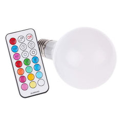 12 Color LED Light Bulb With Remote Control