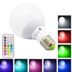 12 Color LED Light Bulb With Remote Control