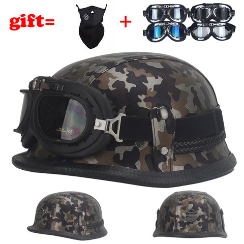 Retro Biker Helmet