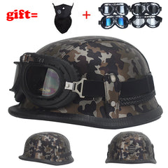 Retro Biker Helmet